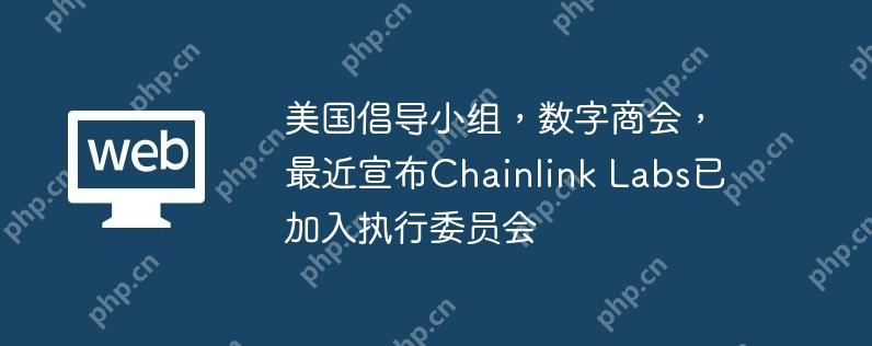 美国倡导小组，数字商会，最近宣布Chainlink Labs已加入执行委员会